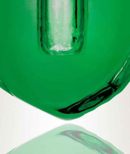 Glass Locket Green Envious Teardrop Cremains Jewelry