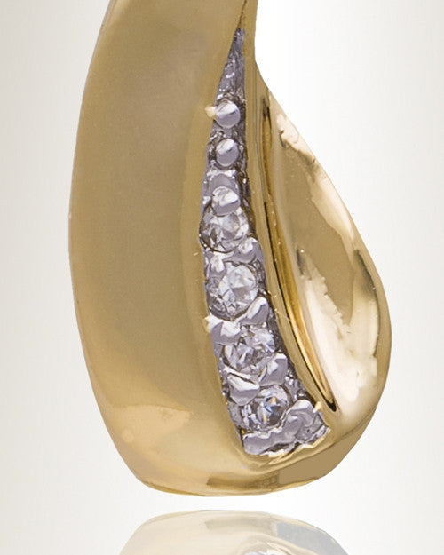 Gold Plated Forever Cross Cremation Jewelry