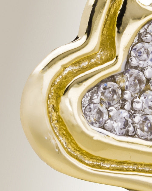 Gold Plated Delighted Heart Cremation Jewelry
