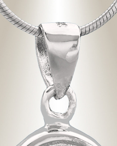 Silver Passionate Cremation Jewelry