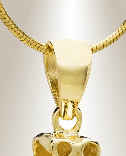 Gold Plated Believe Cremation Jewelry