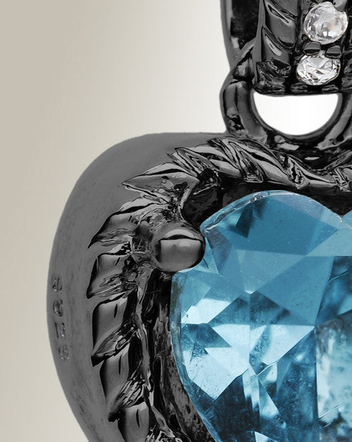 Black Sea of Hearts Cremation Jewelry