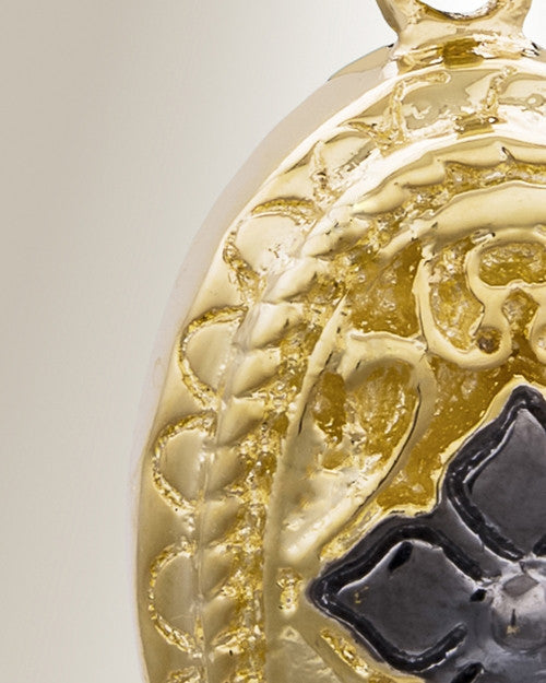 Gold Plated Eternal Round Cremation Jewelry