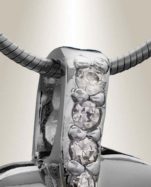 Black Heavenly Heart Cremation Jewelry