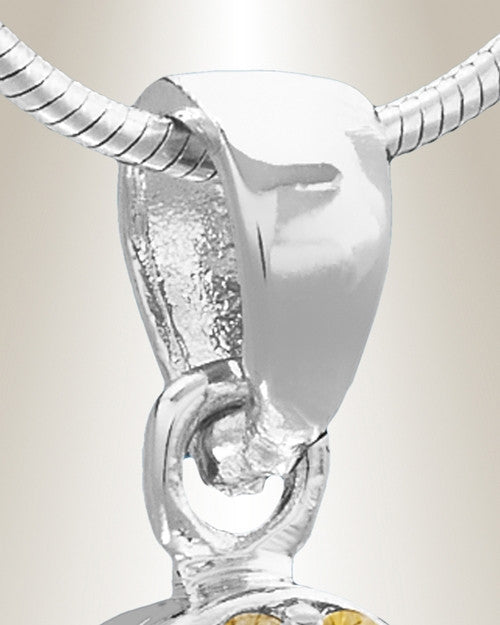 Silver Pufferfish Cremation Jewelry