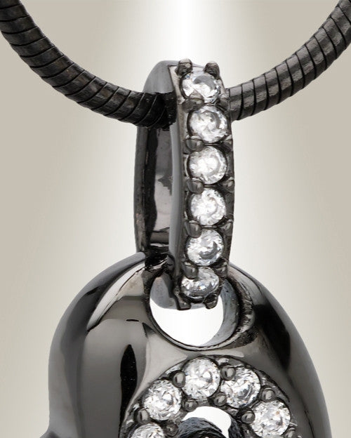 Black Cherish Cremation Jewelry