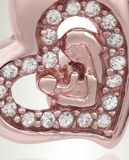 Rose Gold Cherish Cremation Jewelry