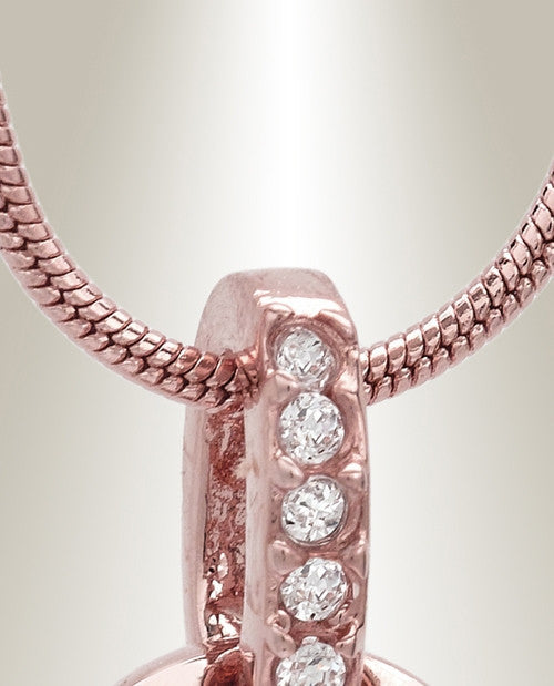 Rose Gold Cherish Cremation Jewelry