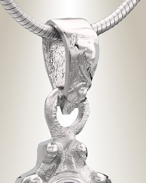 Silver Royalty Cremation Jewelry