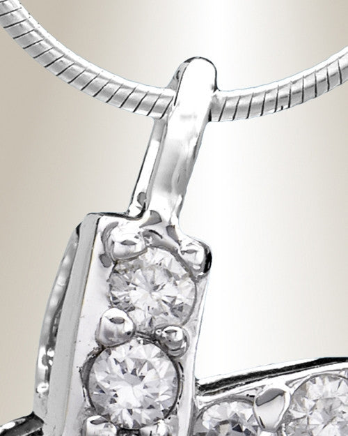 Silver XO Cremation Jewelry