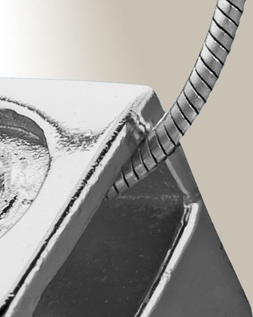 Silver Box of Love Cremation Jewelry