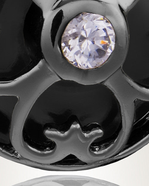 Black Gentle Night Cremation Jewelry