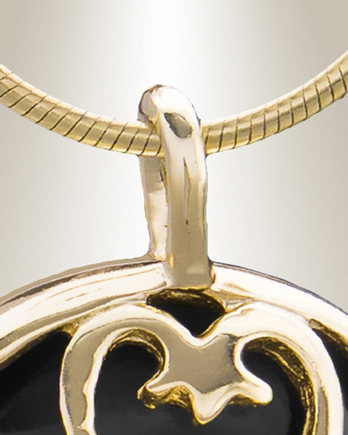 Gold Plated Gentle Night Cremation Jewelry