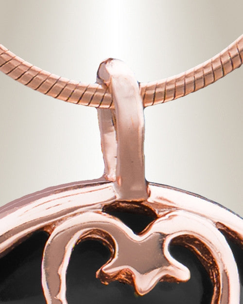 Rose Gold Gentle Night Cremation Jewelry