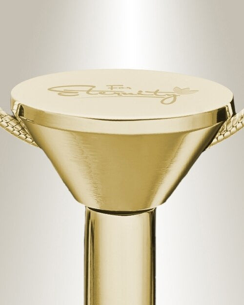 Gold Plated Millenium Ash Pendant with Refined Charm