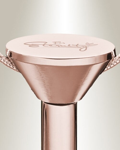 Rose Gold Plated Millenium Ash Pendant with Refined Charm