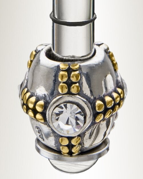 Silver Millenium Ash Pendant with Ornate Charm