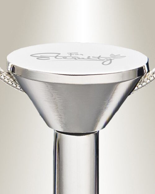 Silver Millenium Ash Pendant with Blooming Charm