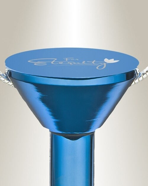 Blue Plated Millenium Ash Pendant with Romance Charm