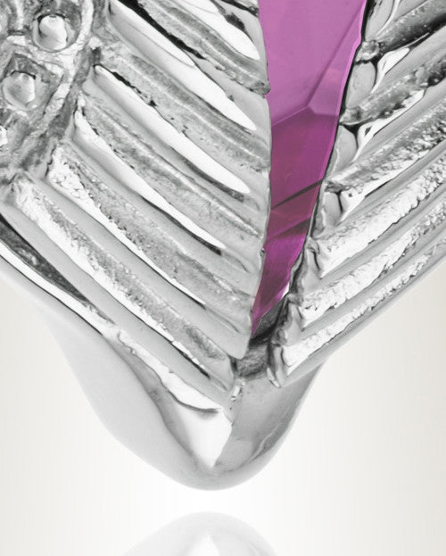 Stainless Purple Eternal Flight Cremation Jewelry