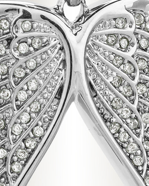 Sterling Spiritual Wings Memorial Jewelry