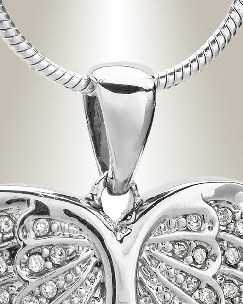 Sterling Spiritual Wings Memorial Jewelry