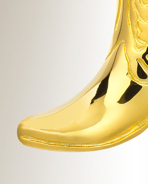 14K Gold Boot Cremation Jewelry