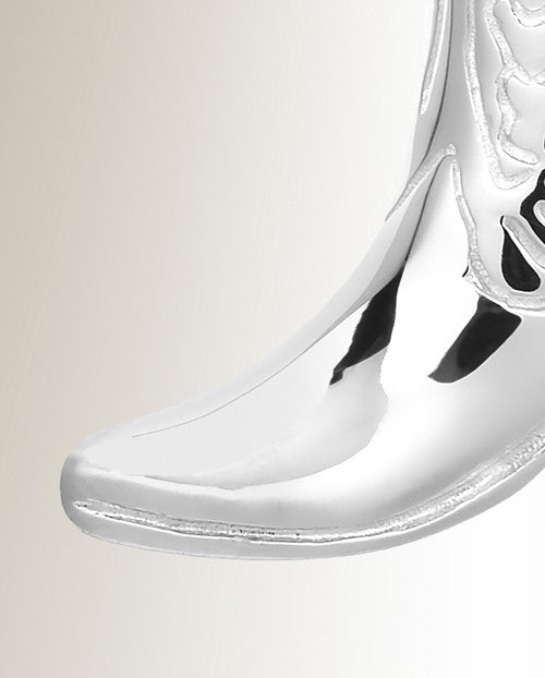 White Gold Boot Memorial Pendant