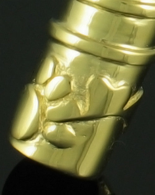 Gold Plated Buddy Cylinder Cremation Jewelry
