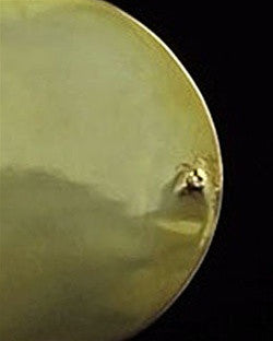 14K Gold Plated Sophisticate Round Memorial Locket