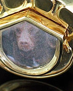 Gold Vermeil Photo Paw Urn Necklace