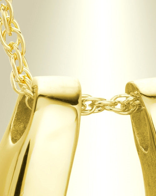 14K Gold Lucky Memorial Locket
