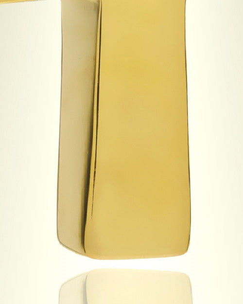 14K Gold Parchment Cross Cremation Keepsake