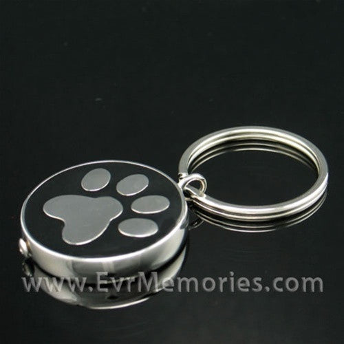 Stainless Steel Nightly Walk Keychain Memorial Locket