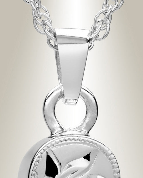 Sterling Silver Majesty Cylinder Funeral Jewelry