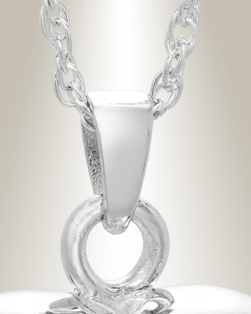 Sterling Silver Purity Heart Funeral Jewelry