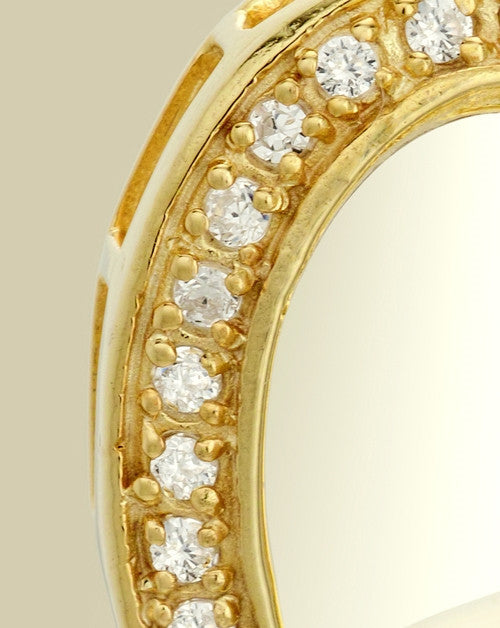 14K Gold Passion Heart Funeral Jewelry