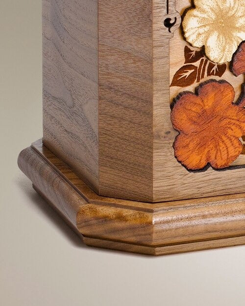 Walnut Butterfly Cremation Urn