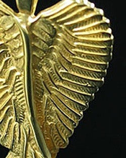 Gold Plated Angelic Funeral Jewelry