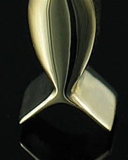 Gold Plated Fishy Cremation Keepsake-evr919gv