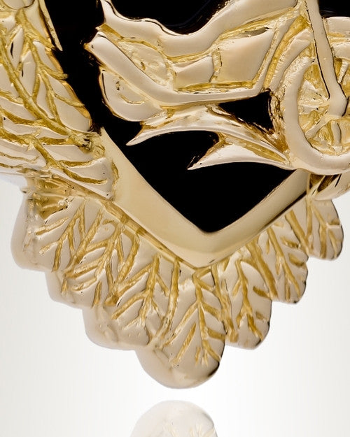 Gold Plated Night Rider Cremation Keepsake