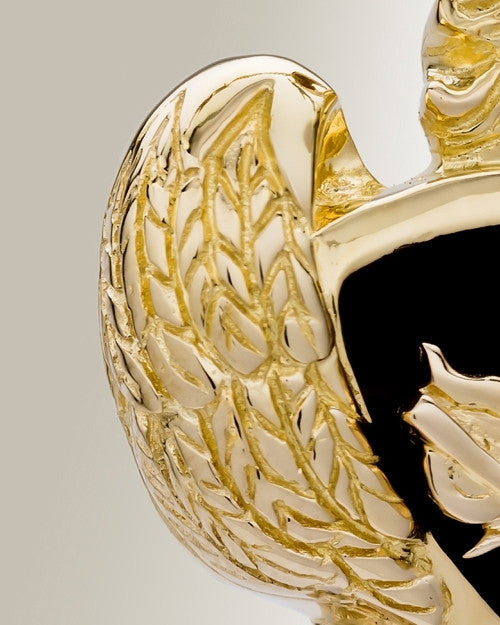 Gold Plated Night Rider Cremation Keepsake