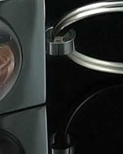 Silver Square Round Keychain Remembrance Jewelry