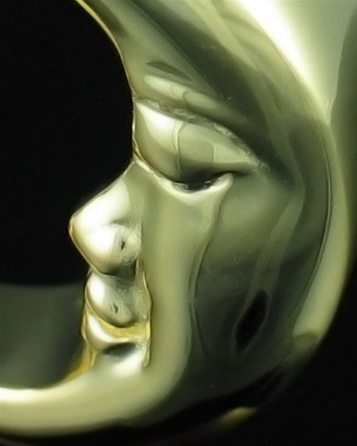 Gold Plated Moon and Stars Cremation Pendant