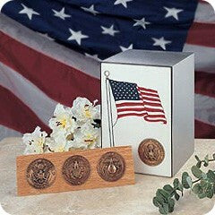 Stainless Steel Flag Urn