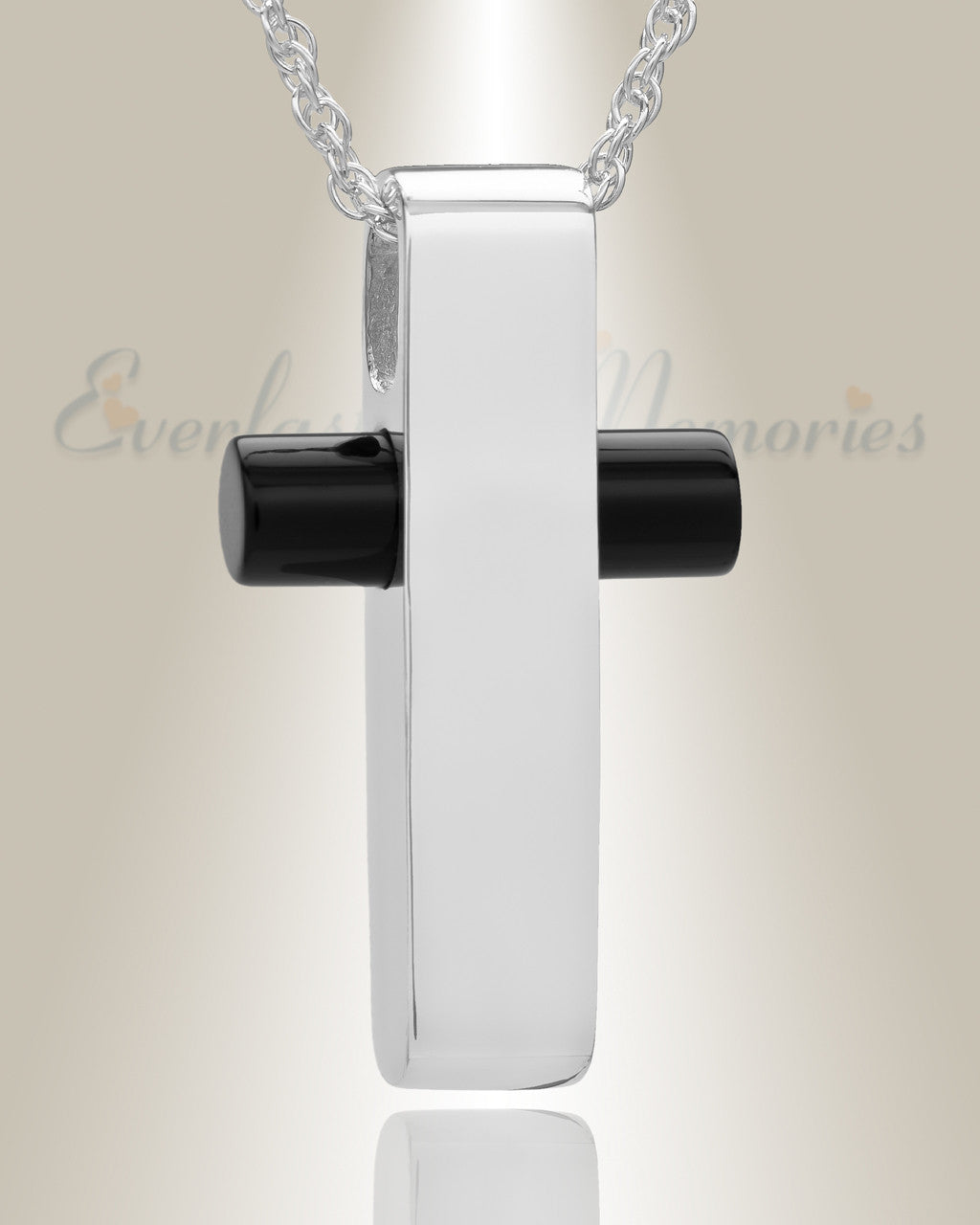 Sterling Silver Barred Cross Funeral Jewelry