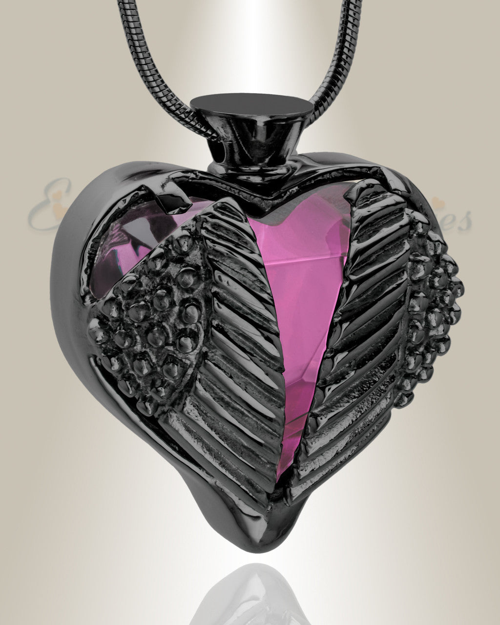 Purple Eternal Flight Cremation Jewelry