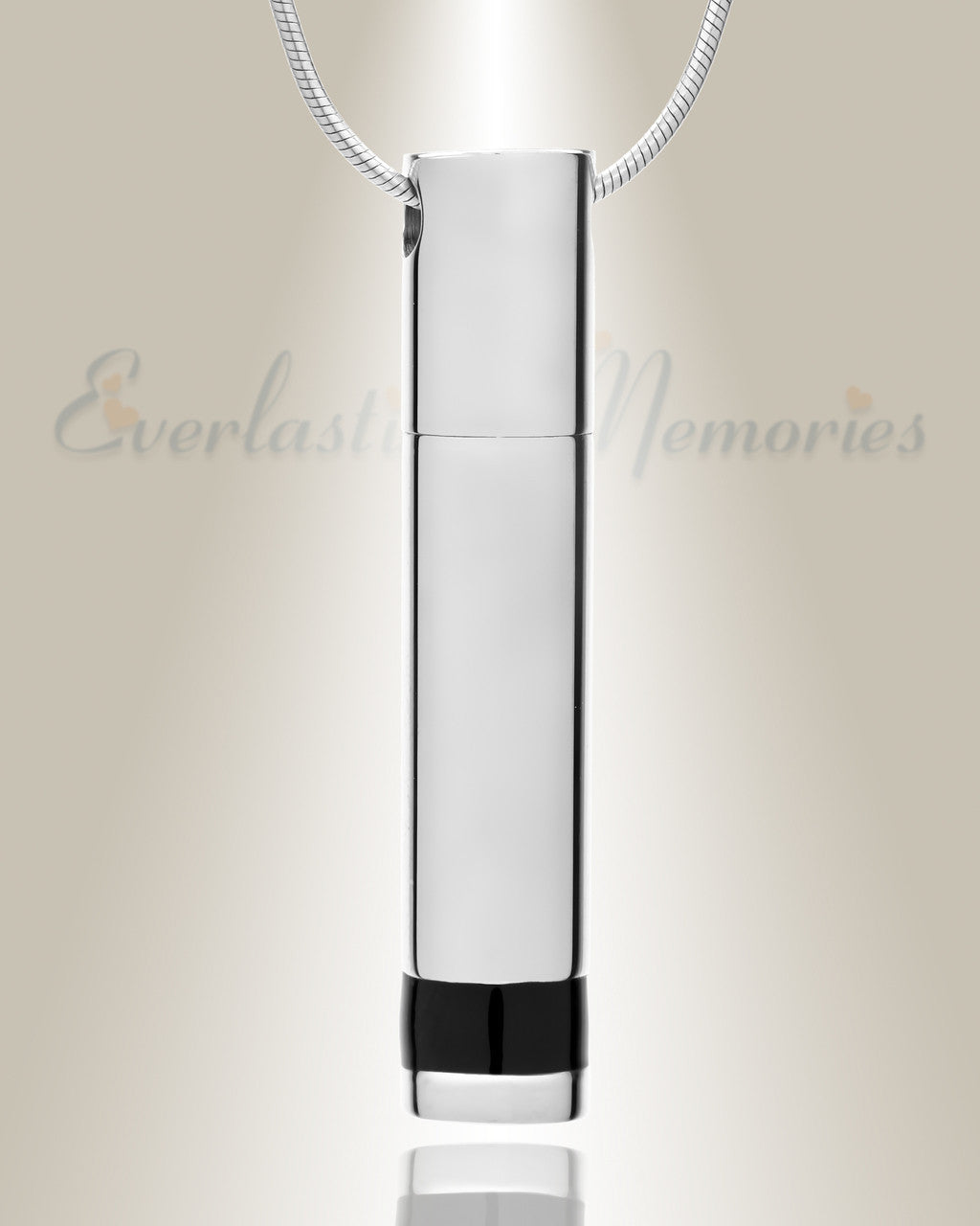 Forever Collection Silver Hero Cremation Necklace