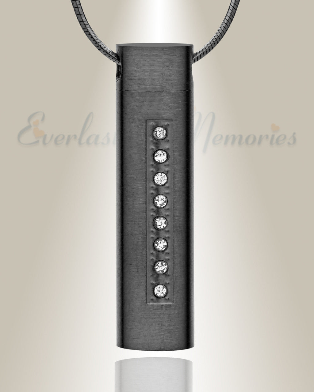 Forever Collection Black Plated Prince Cremation Pendant