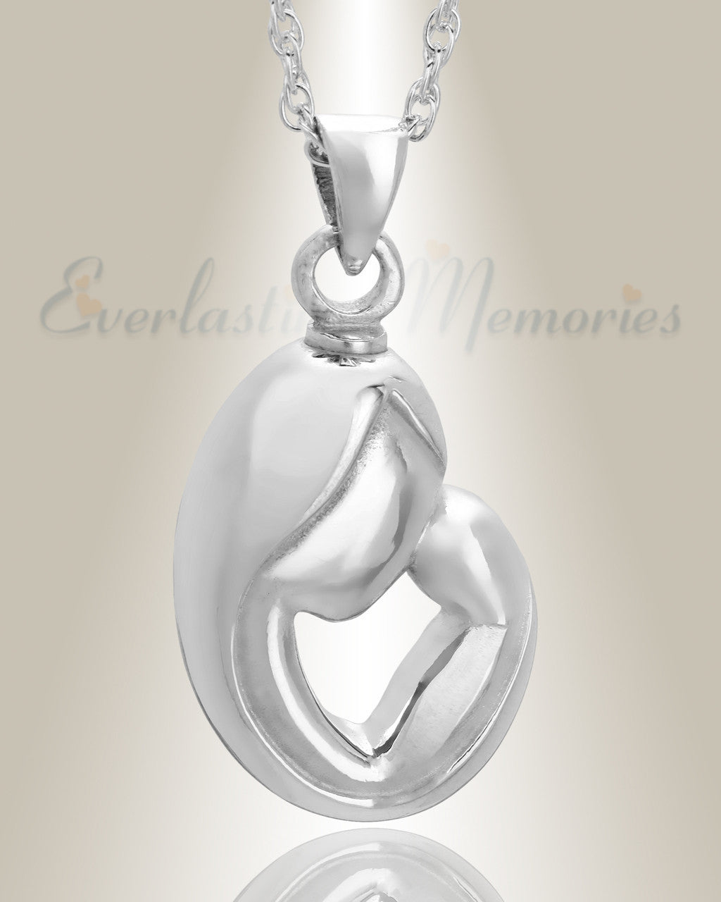 Sterling Silver Mother's Touch Urn Keepsake